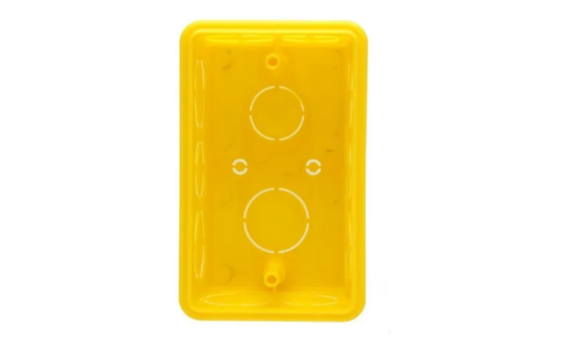 Caixa de luz 4X2 EMBUTIR amarela