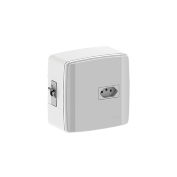 CDT + TOMADA 2P+T 20A 250V~ C/ DISJ UNIP 25A SOBREPOR