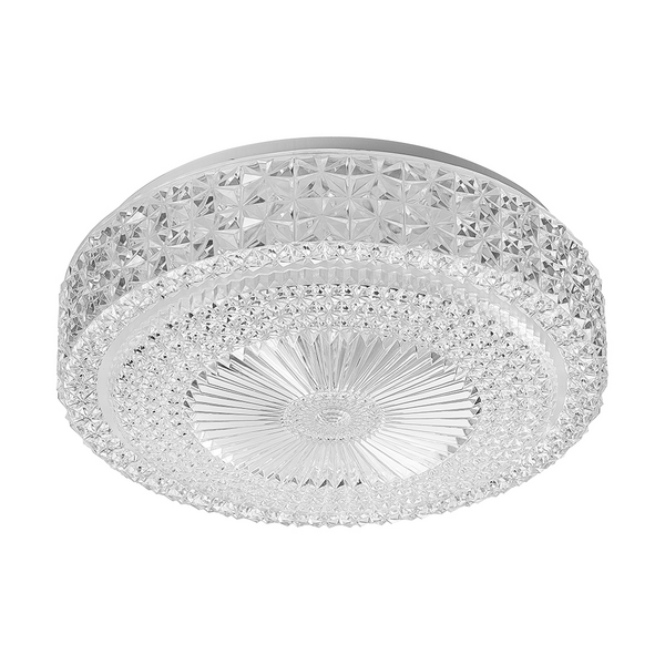 Plafon LED Shine Retro Red.18W Bivolt TCC Ajustavel 
