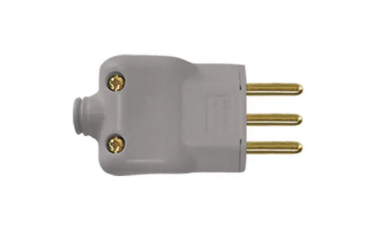 Pino prensa cabo/PLUG  2P+T 10A 250V Cinza
