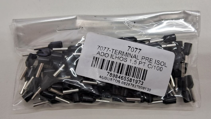 TERMINAL PRE ISOLADO ILHOS 1,5 PT C/100