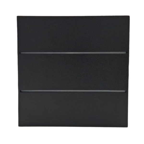 Arandela MARSELHA Sobrepor preta LED 4W 3000K AUTOVOLT IP65