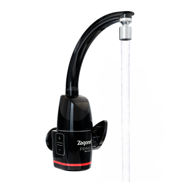 Torneira PRIMA Eletrônica 5500W 220V Preta