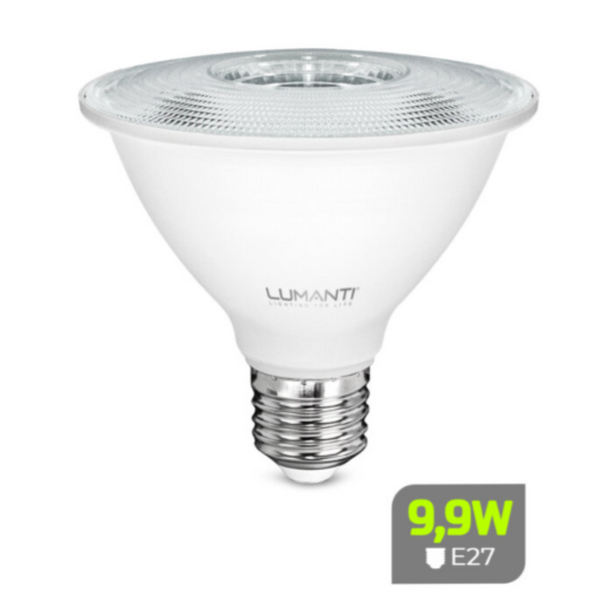 LAMPADA PAR30 LED E27 9,9W 3000K 36 AUTOVOLT