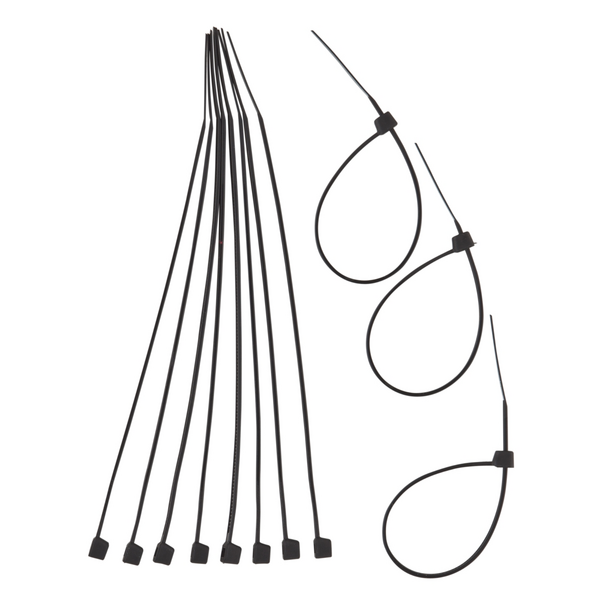 ABRACADEIRA DE NYLON 4,8X500mm C/100 Pcs preta