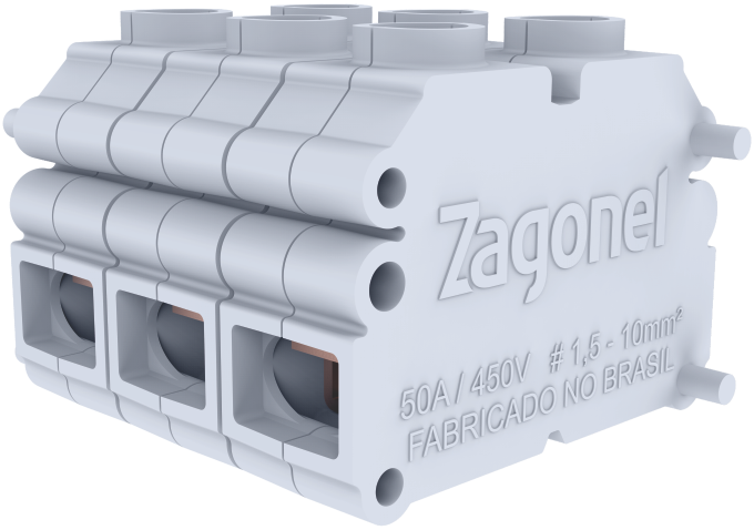 KIT CONECTOR ZAGONEL C/ 3 UND