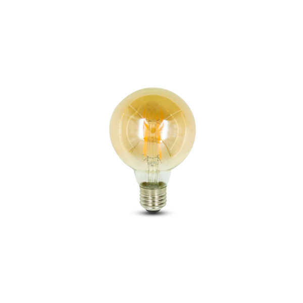 LAMP FILAMENTO DE LED GLOBO G95 4W AMBAR 2200K BIVOLT