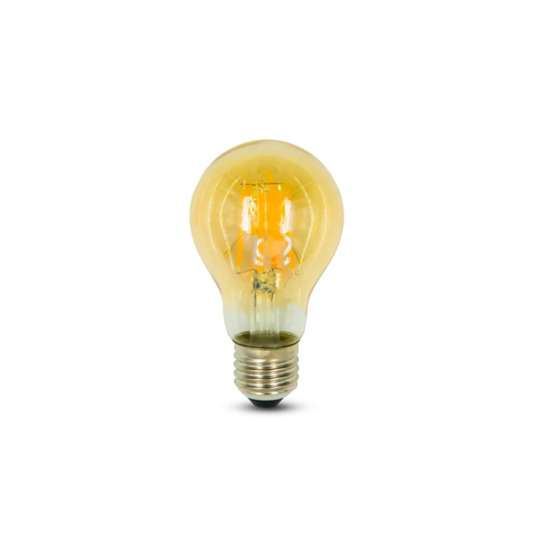 LAMP FILAMENTO DE LED BULBO A60 4W AMBAR 2200K BIVOLT