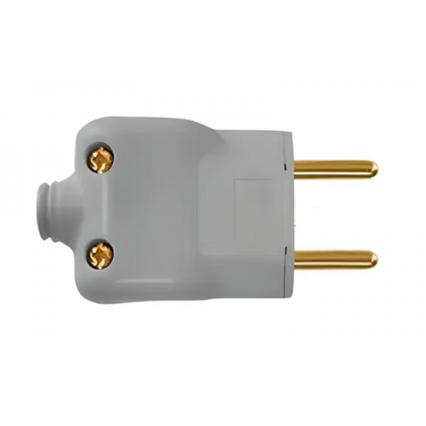 Pino prensa cabo/PLUG 2P 10A 250V Cinza