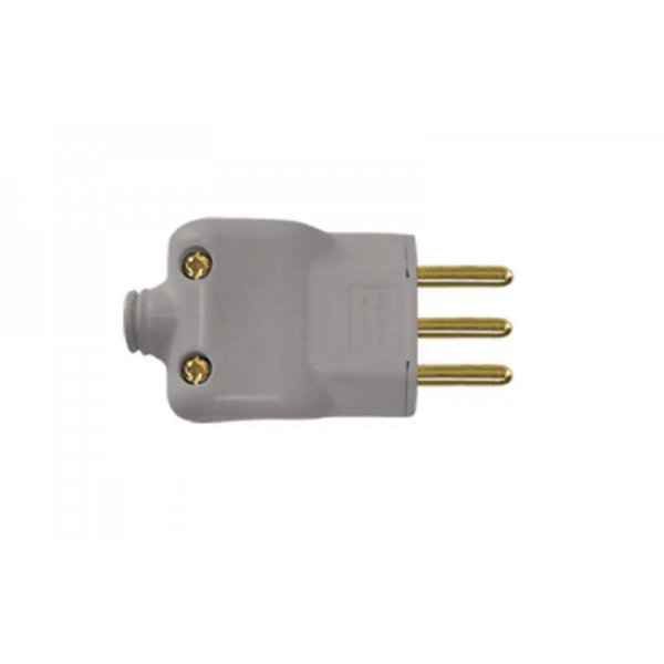 Pino prensa cabo/PLUG  2P+T 10A 250V Cinza