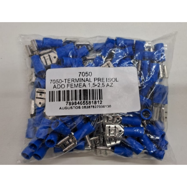 TERMINAL PRE ISOLADO FEMEA 1,5-2,5 AZ C/100