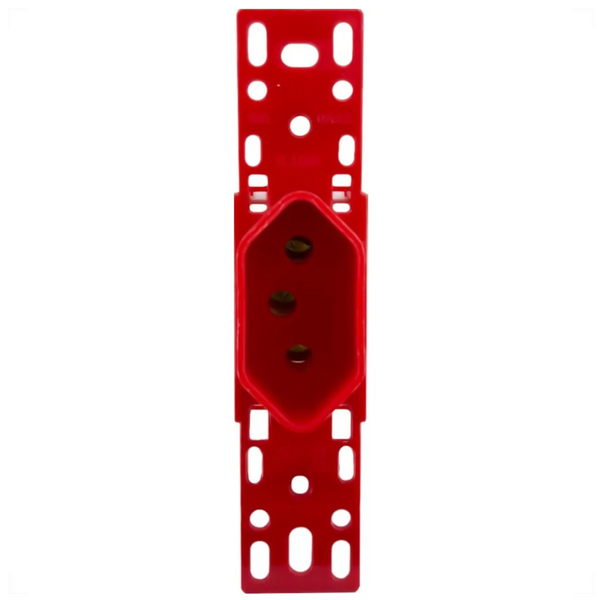 TOMADA 2P+T 20A 250V~ VERM SEM PLACA