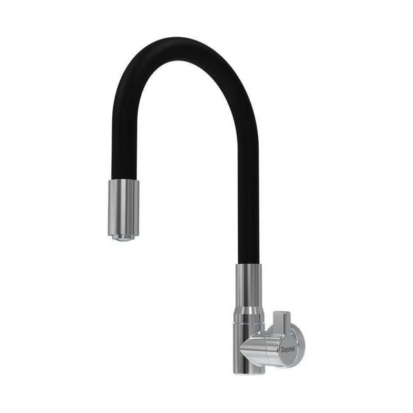 Torneira MOTION cozinha PAREDE Metalizada e Preta