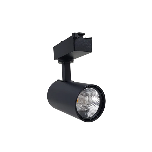 SPOT PARA TRILHO COM LED 20W 6500K PRETO BIVOLT