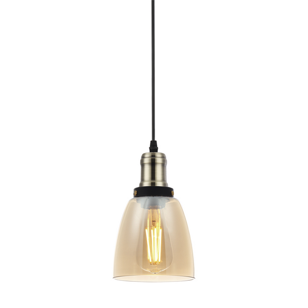 Pendente Soho Ambar Dome 140mm 1xE27