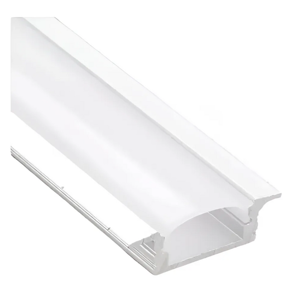 Perfil alumínio EMBUTIR 40X12X3000mm Branco fosco