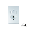 CJ INTER SIMPLES 6A C/ TOMADA 2P+T 20A 250V~ PRATIKA