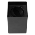 Spot Clean Sobrepor MR16 Quadrado Preto 1xGU10 