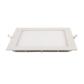 Painel LED Tech Slim 18W EMBUTIR Alumínio Quadrado 218mm Bivolt 3.000K - Branco